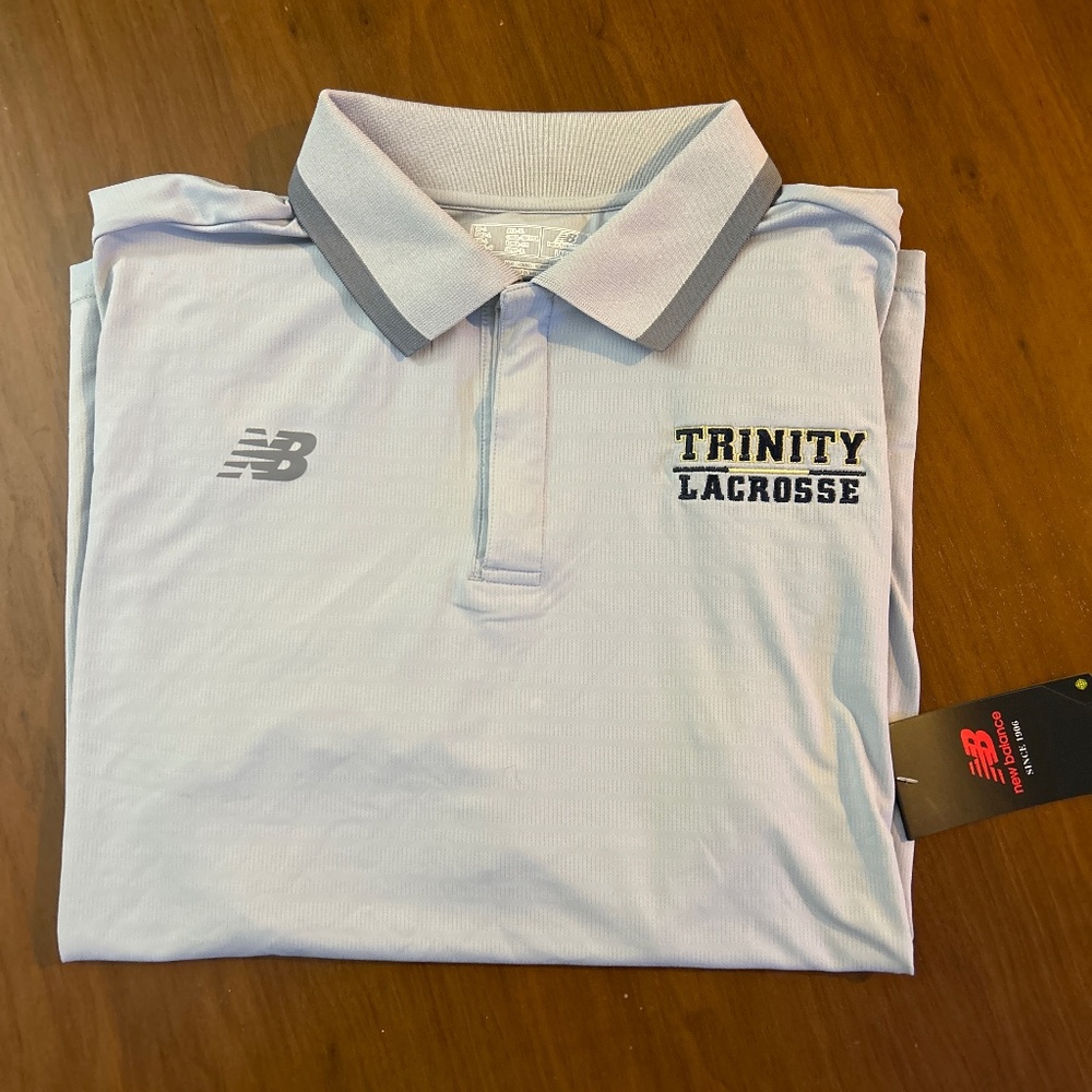 New Balance Trinity College Lacrosse Polo-NWT